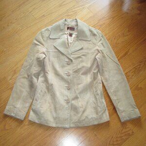 Women's Danier Tan Suede Blazer Size Small